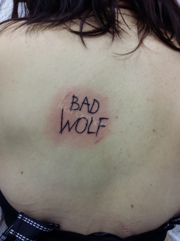 Doctor Who Bad wolf Tattoo